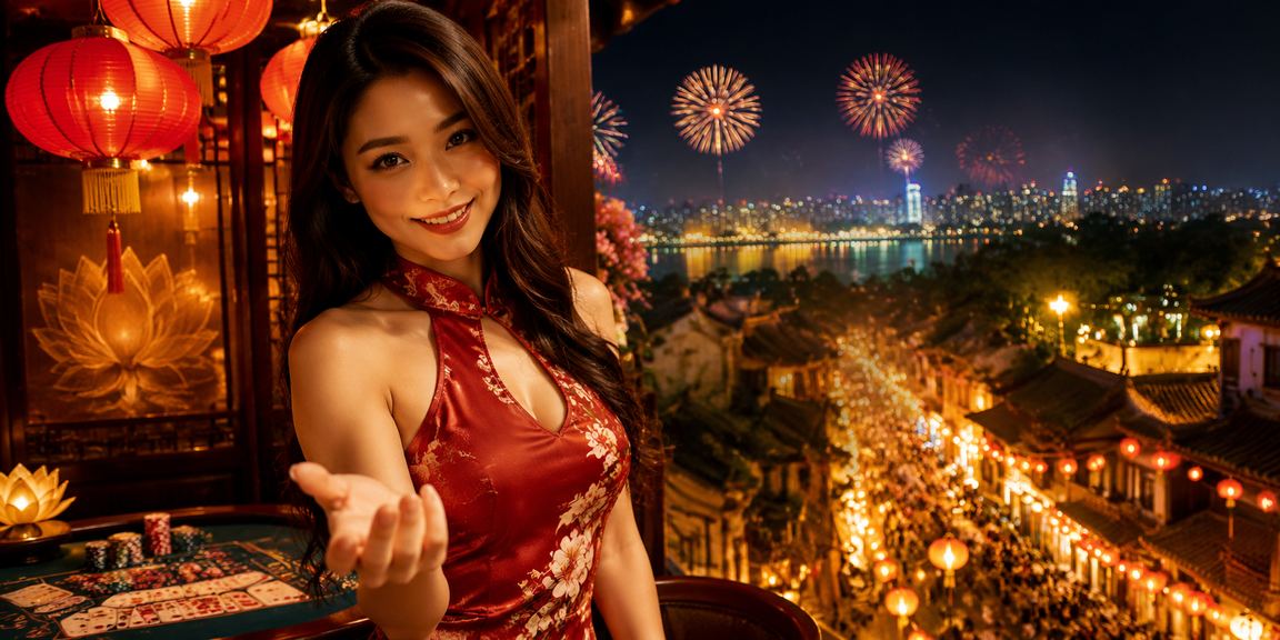 Đèn lồng Hà Nội và bàn game bài tạo cảm giác giải trí về đêm